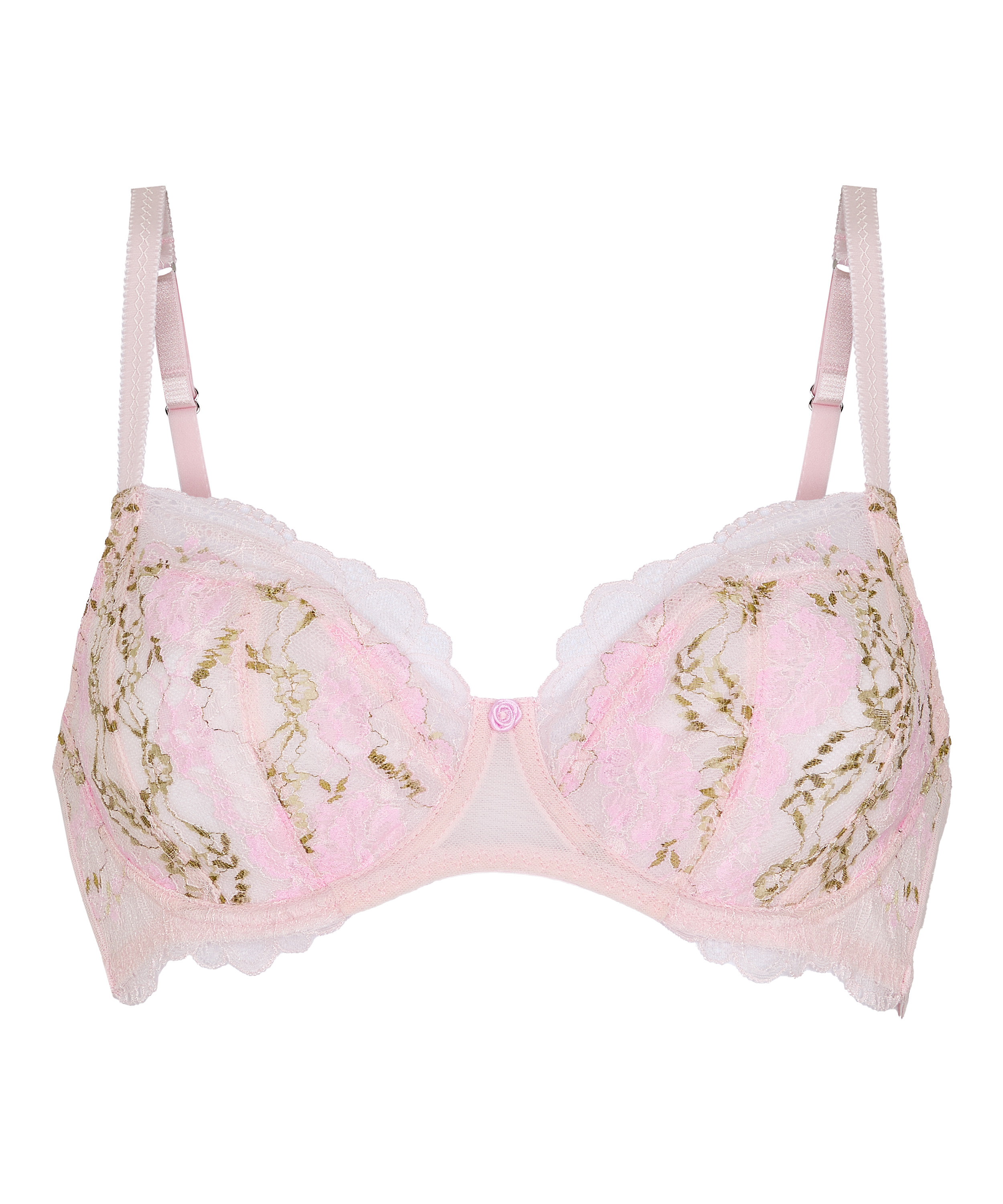 Miri Non-Padded Underwired Bra, Pink, main