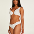 Scallop Non-Padded Underwired Bikini Top, White
