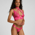 Emmeline Non-Padded Underwired Longline Bra, Pink