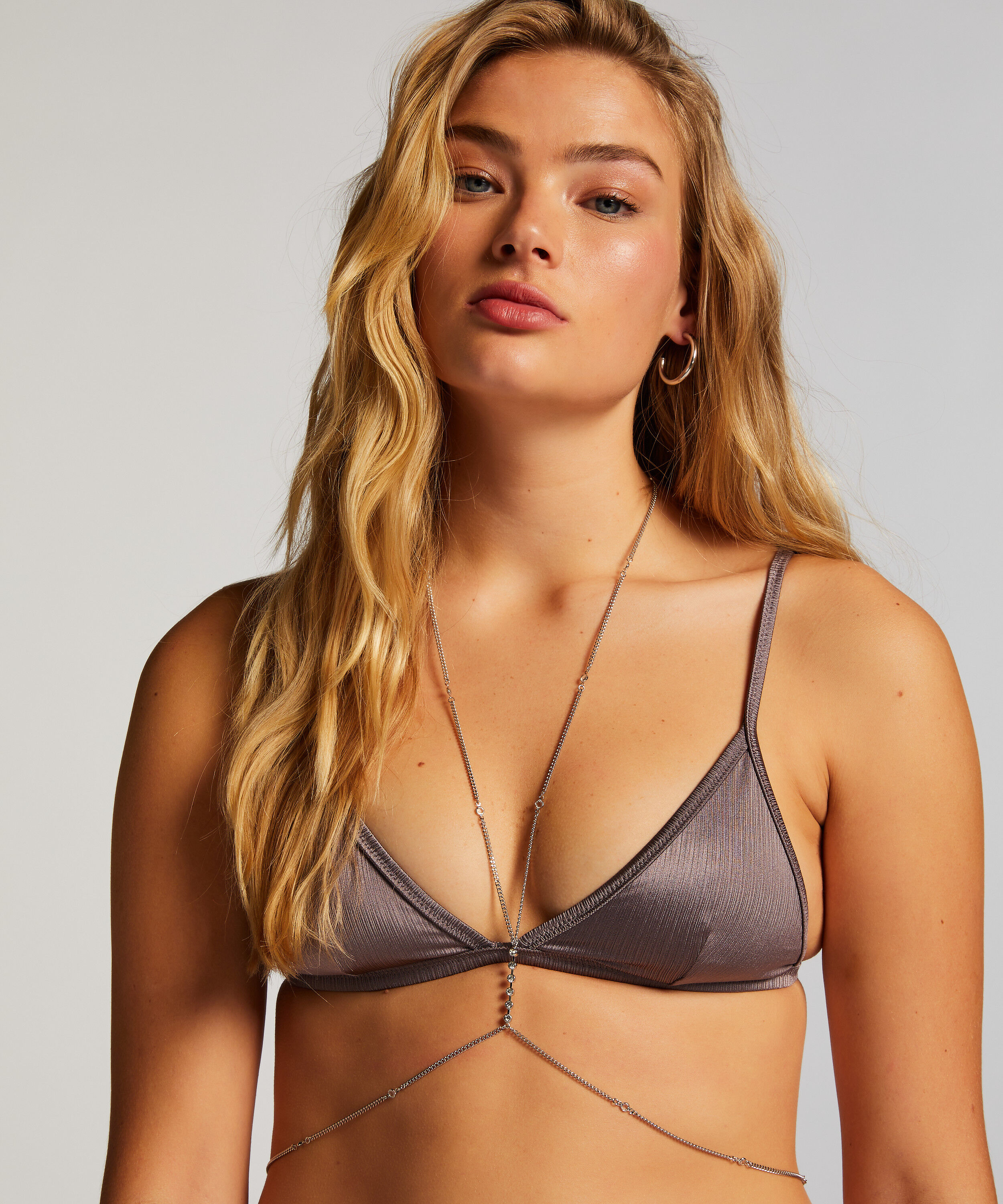 Harness Body Chain, Gray