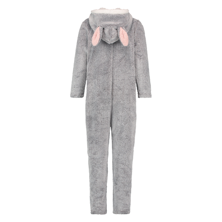Fleece Onesie Kids, Gray