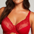 Diva Non-Padded Underwired Bra, Red