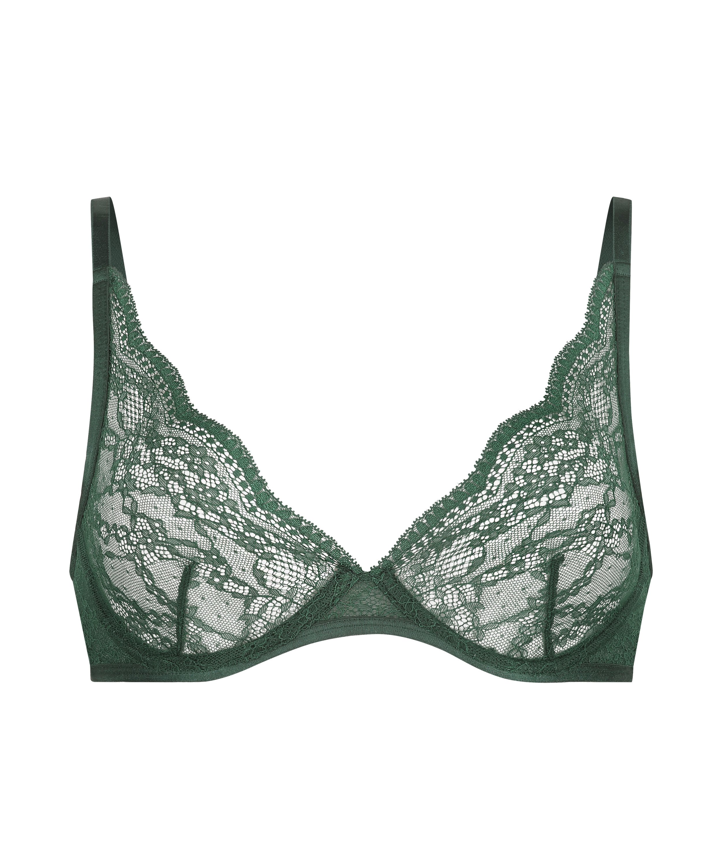 Isabelle Non-Padded Underwired Bra, Green, main
