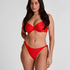 Thong Bikini Bottom Luxe, Red