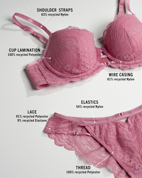 Wies High Leg Brazilian, Pink