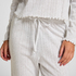 Pointelle Pyjama Pants, Beige