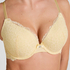 Marine Padded Push-Up Underwired Bra, Yellow