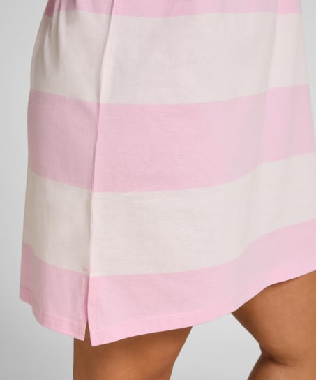 Round Neck Nightshirt, Pink