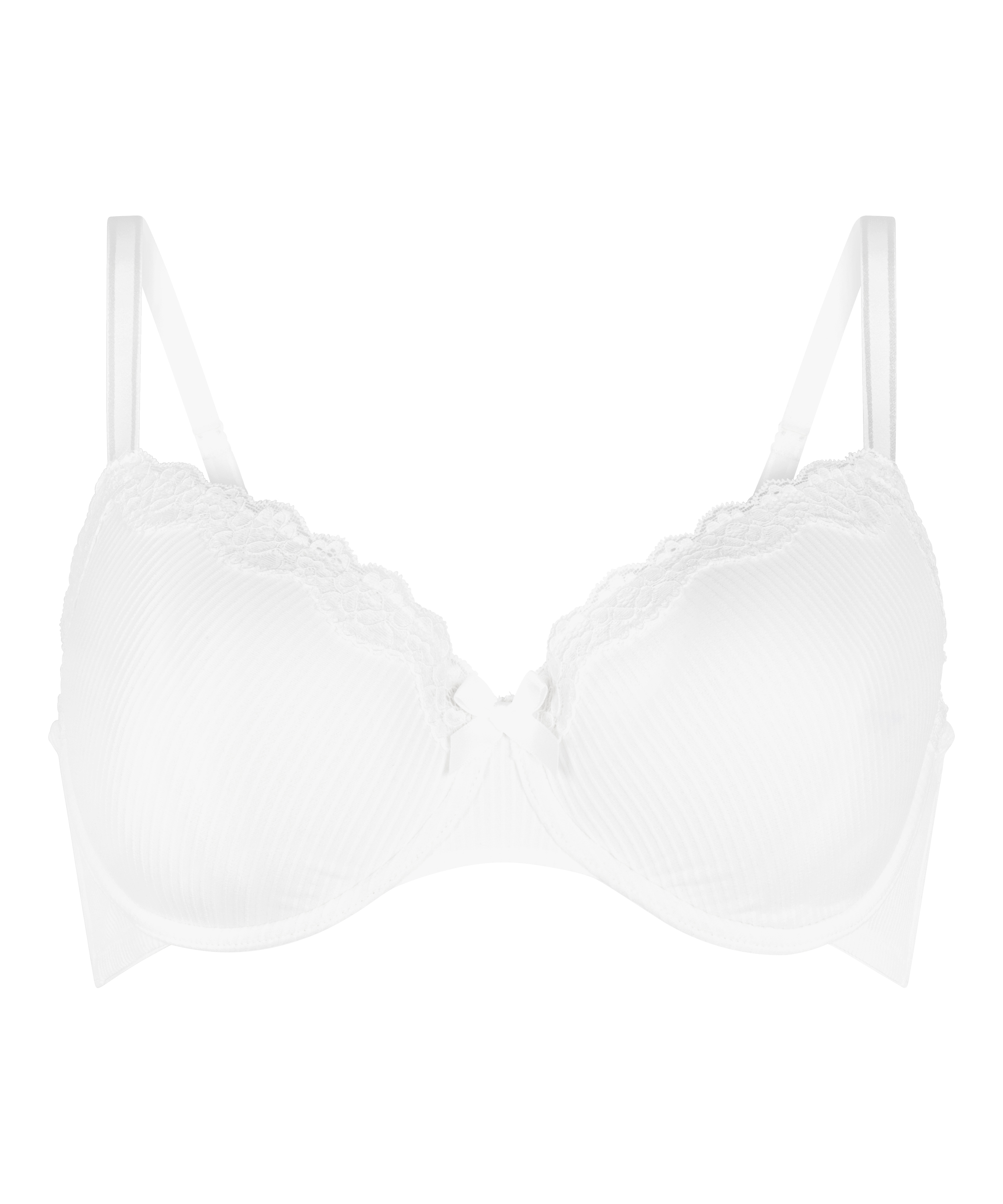 Lola Padded Underwired Bra, White, main