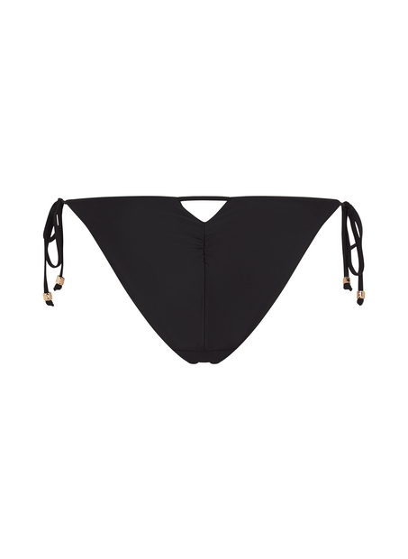 Luna Cheeky Bikini Bottom, Black