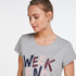 Round Neck Nightshirt, Gray