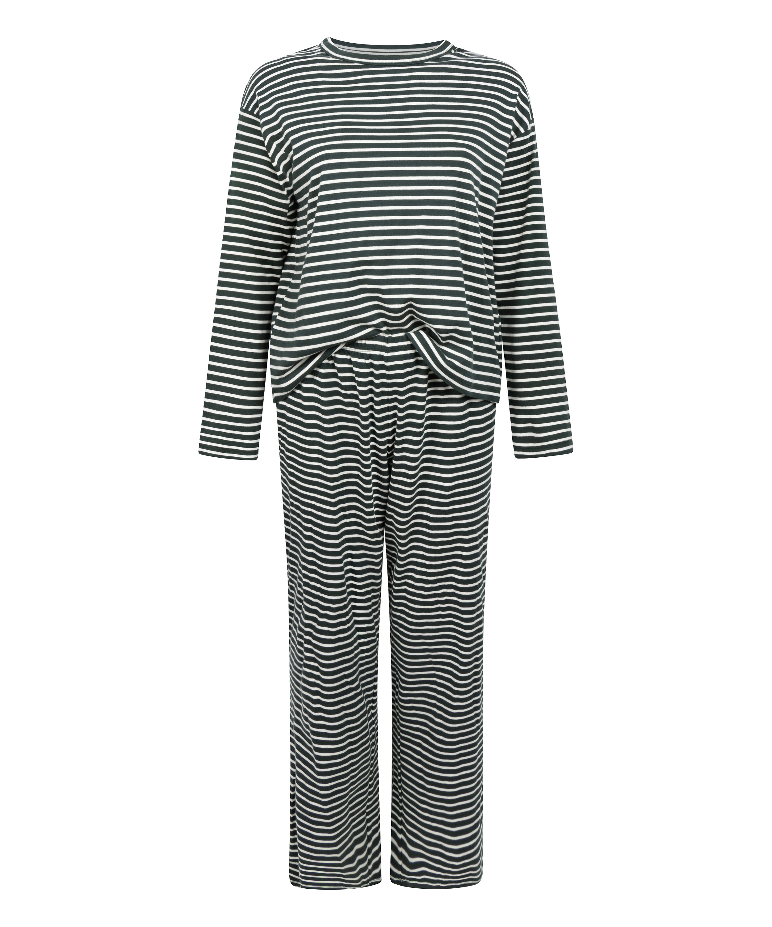 Pyjamaset Cotton Jersey, Green, main