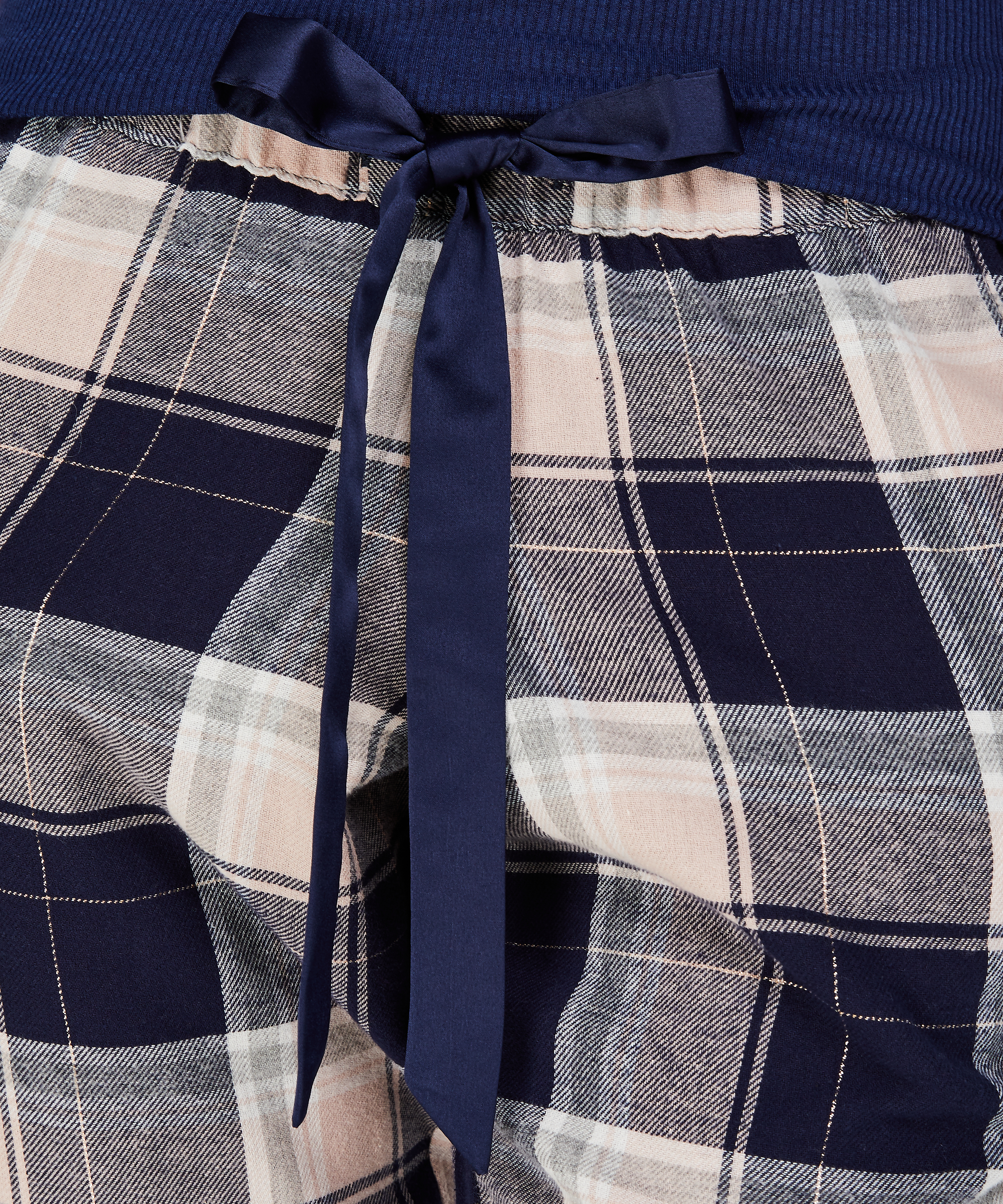 Check Pyjama Pants, Blue, main