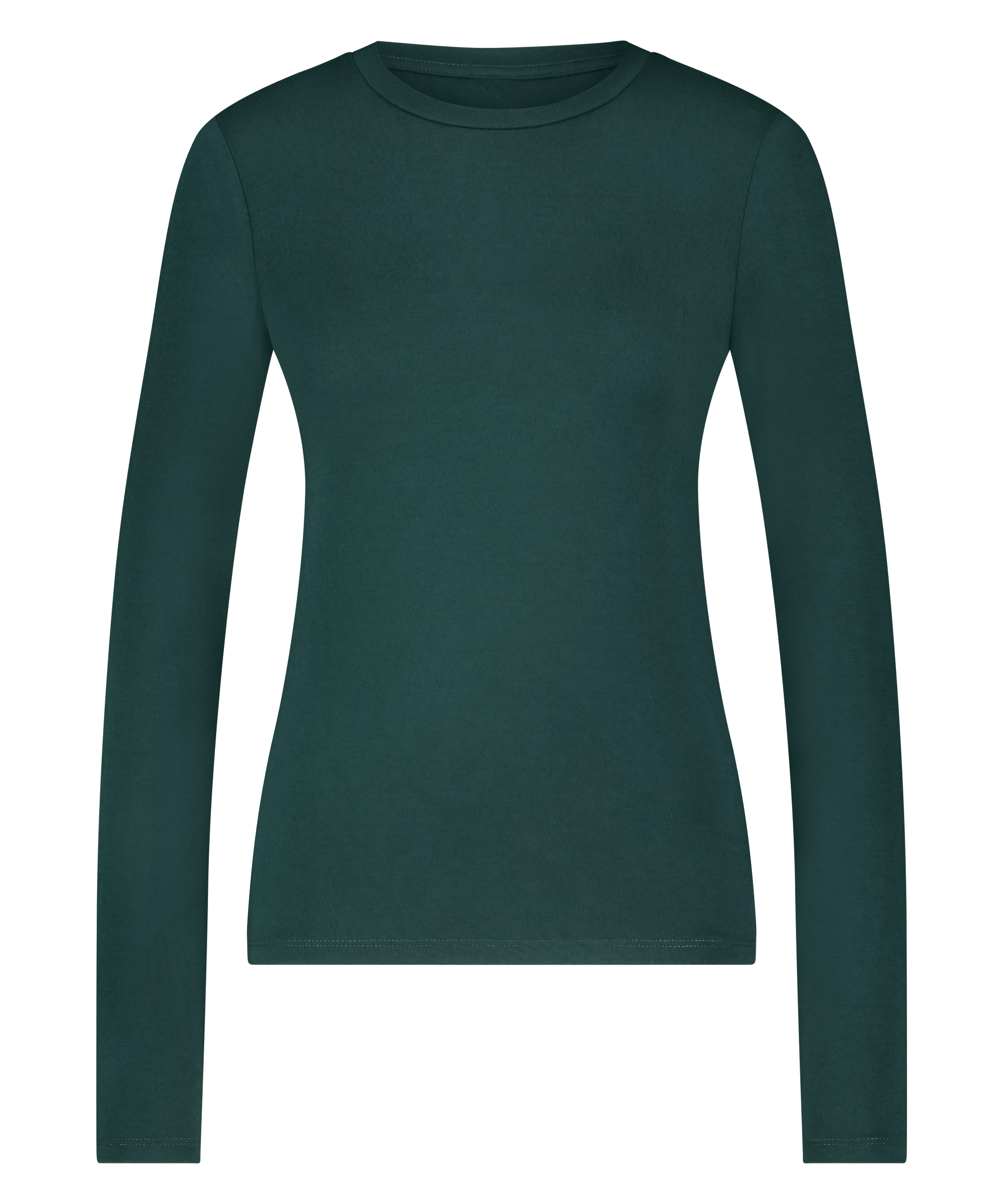Long-Sleeved Pyjama Top, Green, main