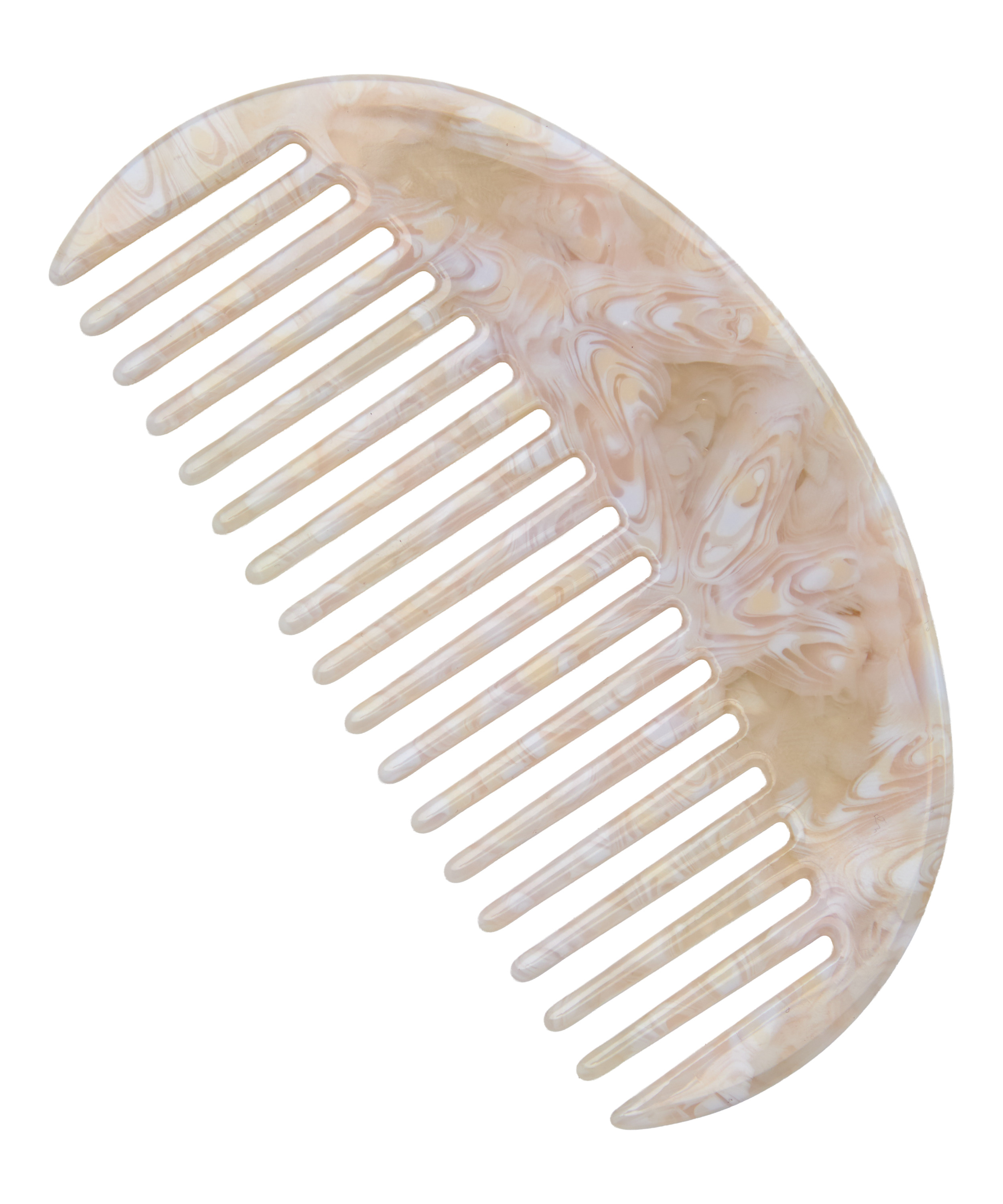 Hair Comb, White, main