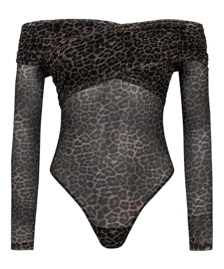Keisha Leopard Body, Black