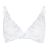 Non-Padded Underwired Longline Bra Peonie, White