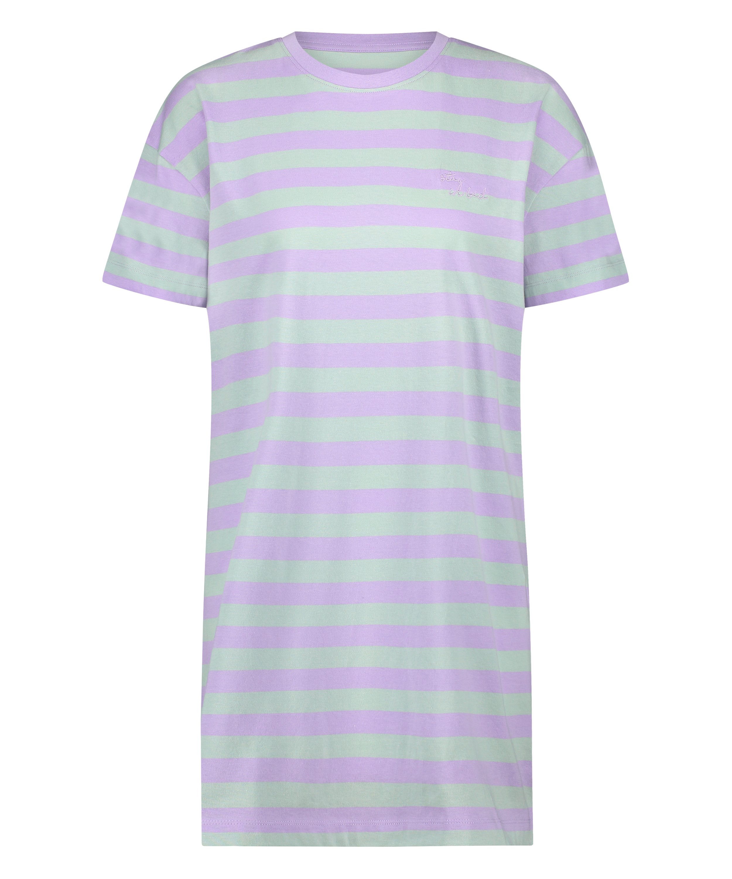 Round Neck Nightshirt, Green, main