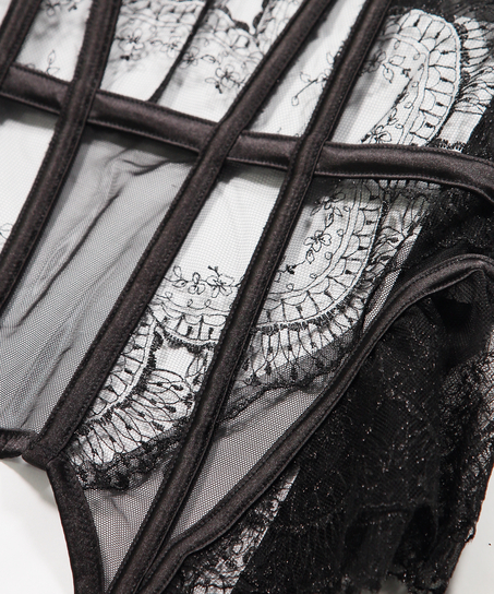 Akira Non-Padded Underwired Bustier, Black