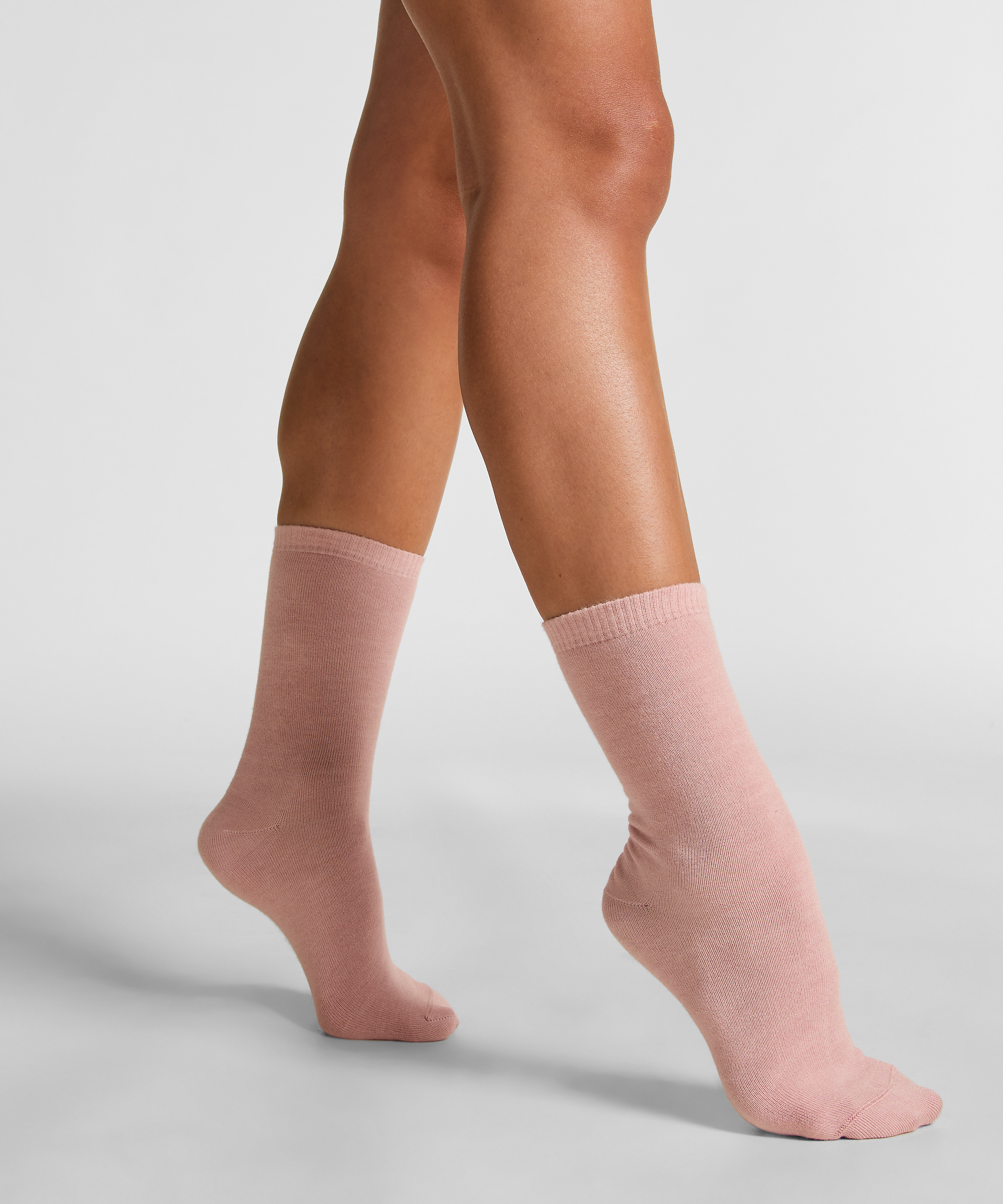Modal Crew Socks, Pink, main