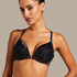 Chalice Padded Push-Up Underwired Bra, Black
