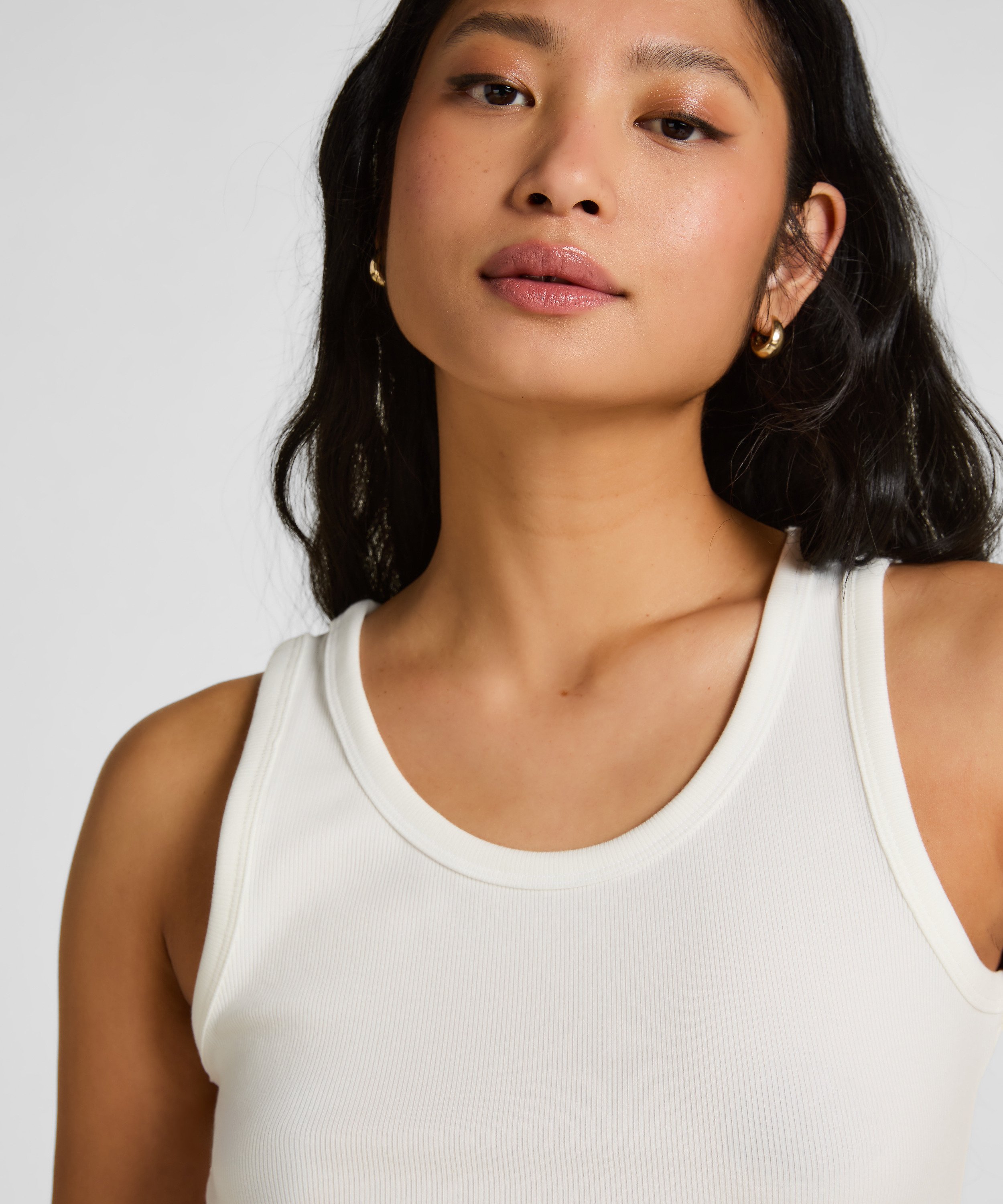 Singlet Jersey, White, main