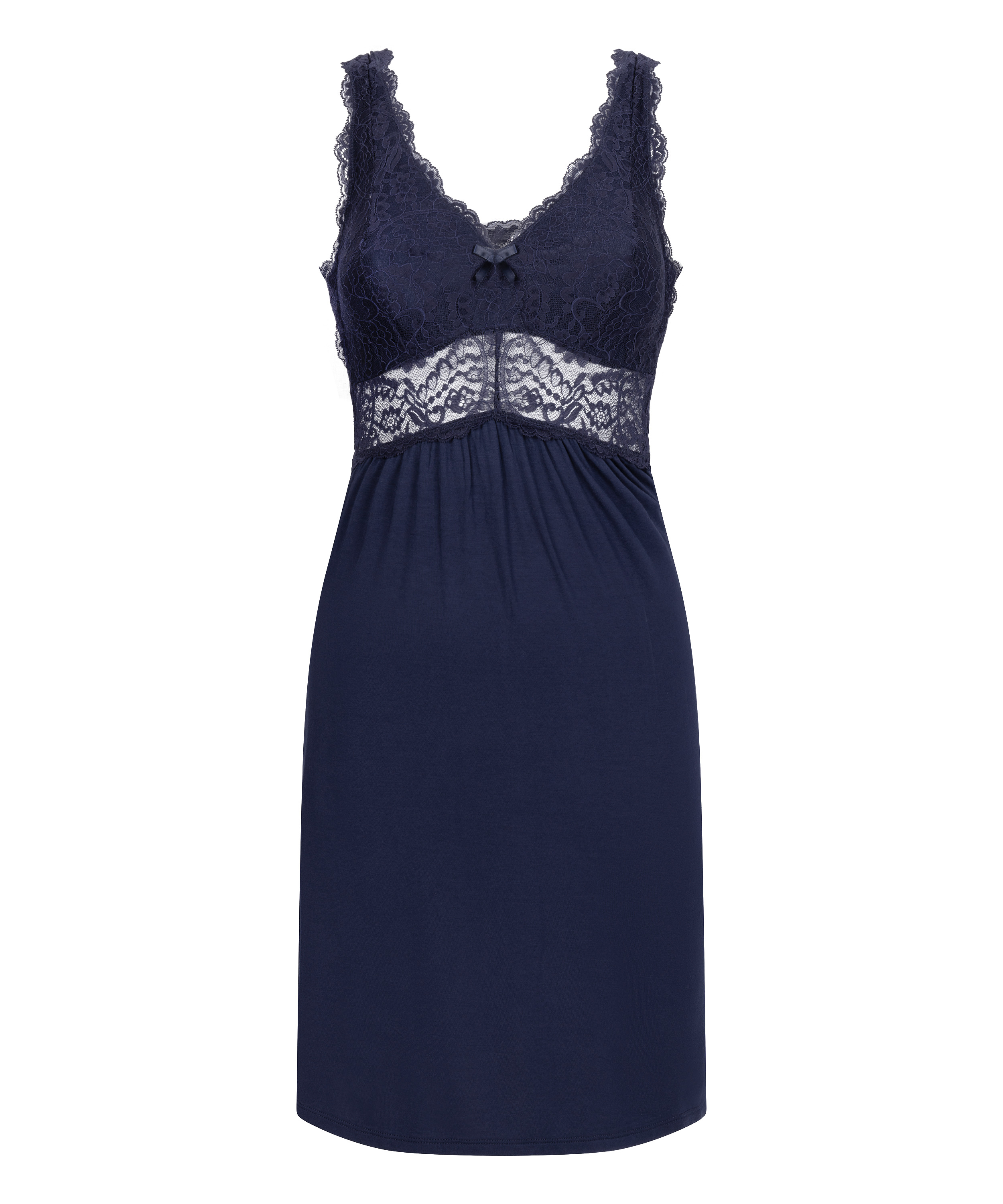 Nora Lace Slip Dress, Blue, main