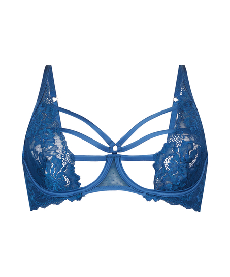 Sosha Non-Padded Underwired Bra, Blue