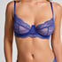 Isabelle Non-Padded Underwired Bra, Blue