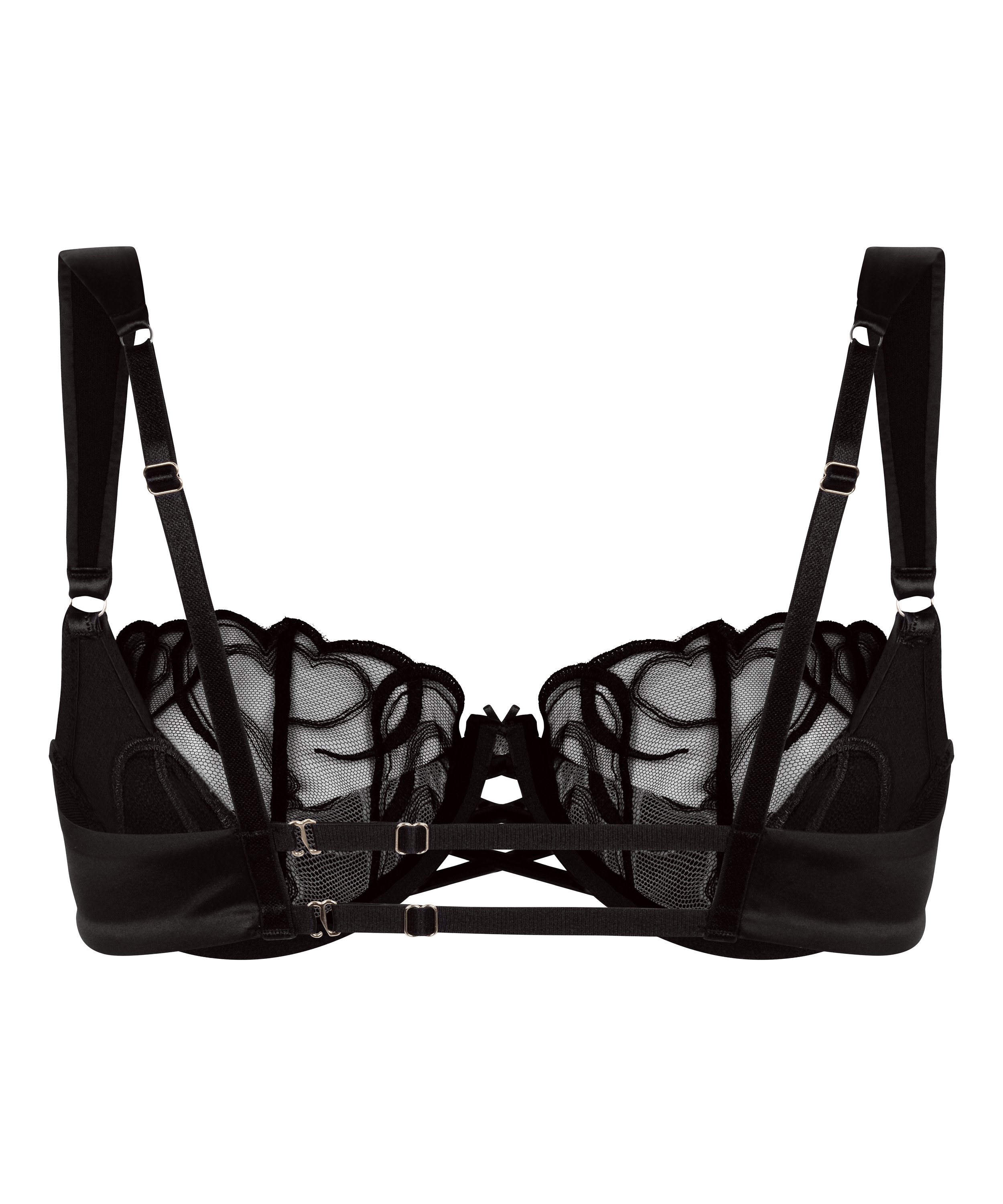 Olivia Non-Padded Underwired Bra, Black, main