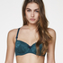 Maya Padded Underwired Bra, Blue