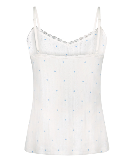 Cami lace top, Blue