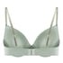 Plunge Padded Underwired Bra, Green