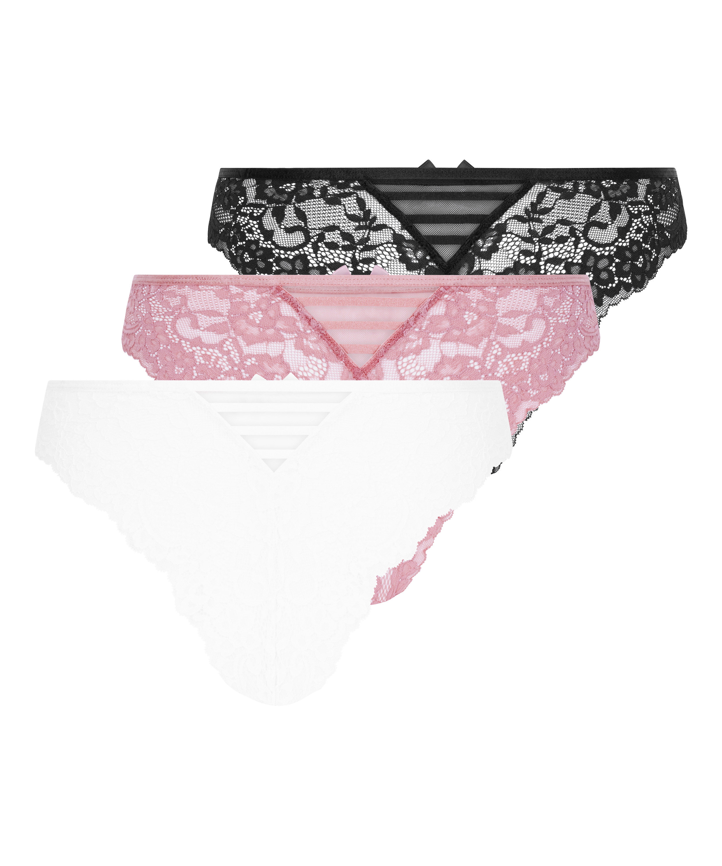 3-pack Belle Brazilian, Pink, main