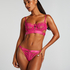 Sable Non-Padded Longline Underwired Bra, Pink