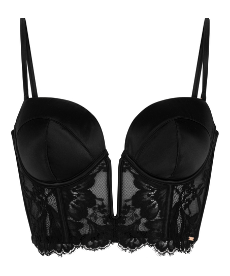 Grace Mini Bustier, Black
