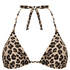 Animalia Triangle Bikini Top, Brown