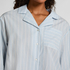 Jacket Woven Cotton Stripe, Blue