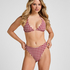 Highleg High-Waisted Bikini Bottom Amalfi, Red