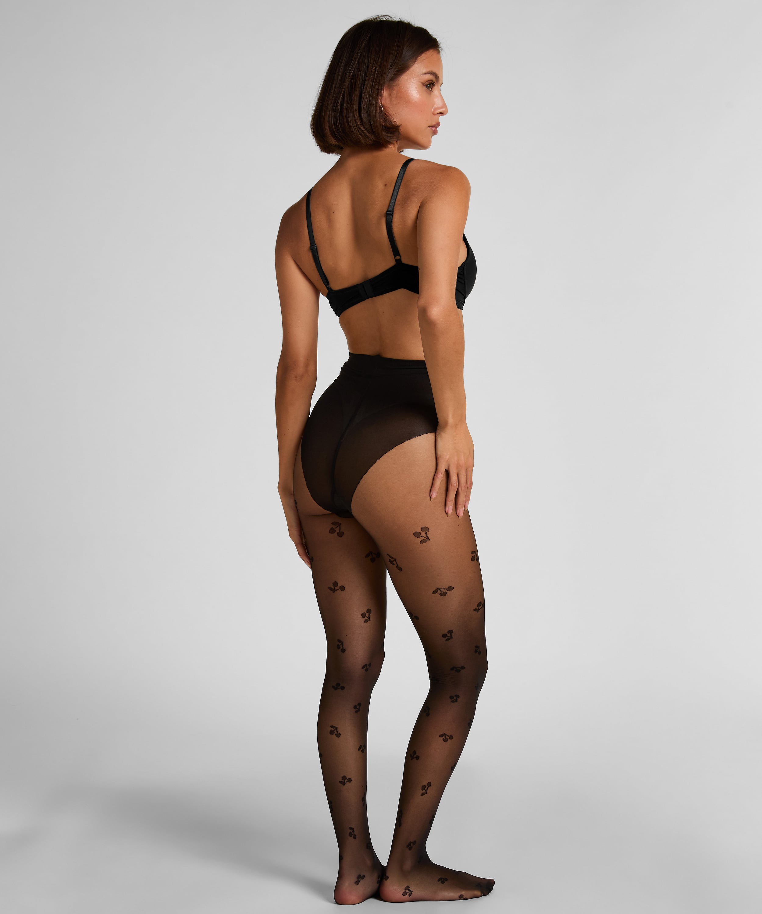 Tights 15 Denier print, Black, main