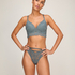 Andrea Padded Non-Wired Bra, Blue