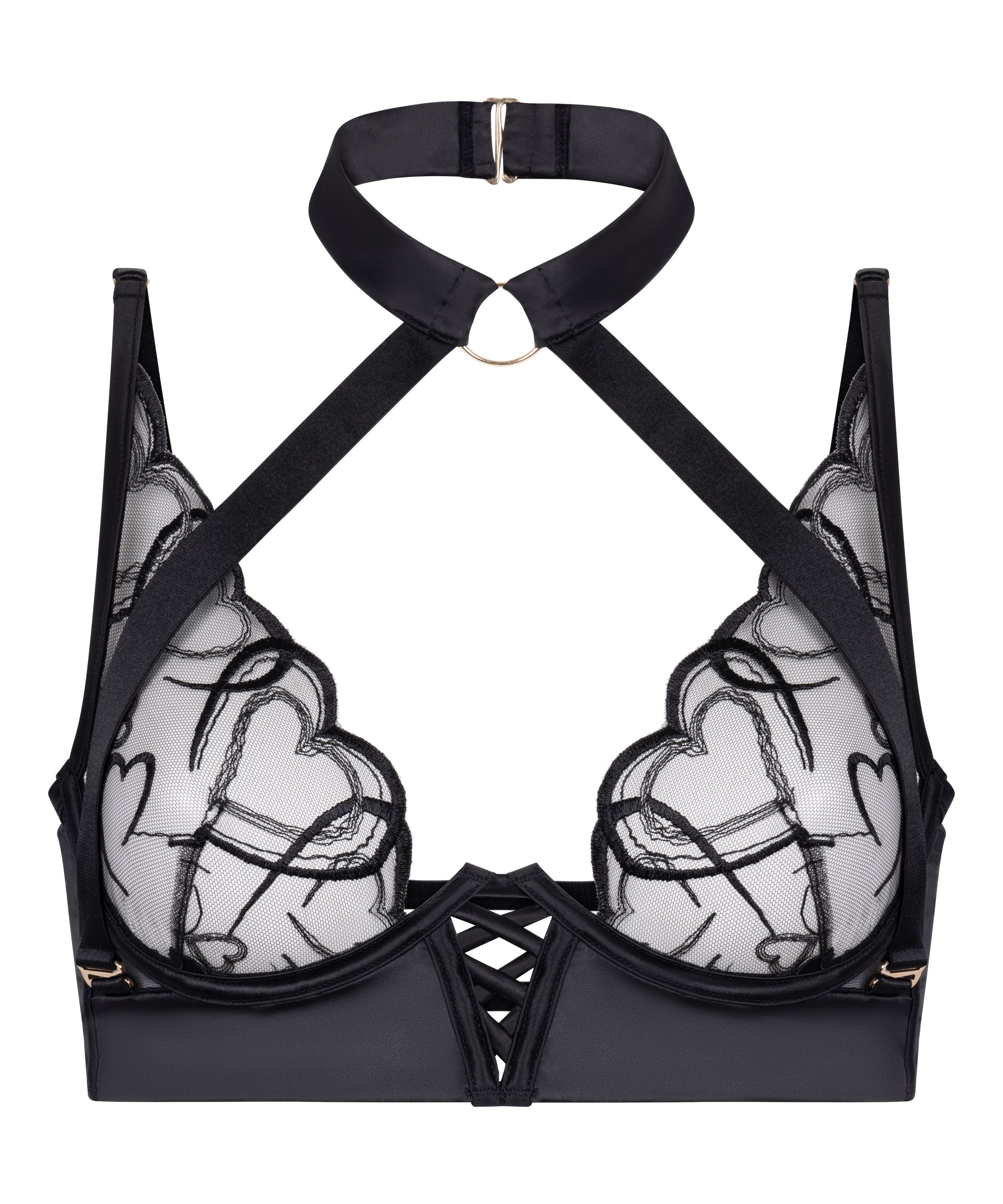 Olivia Non-Padded Underwired Bra, Black, main