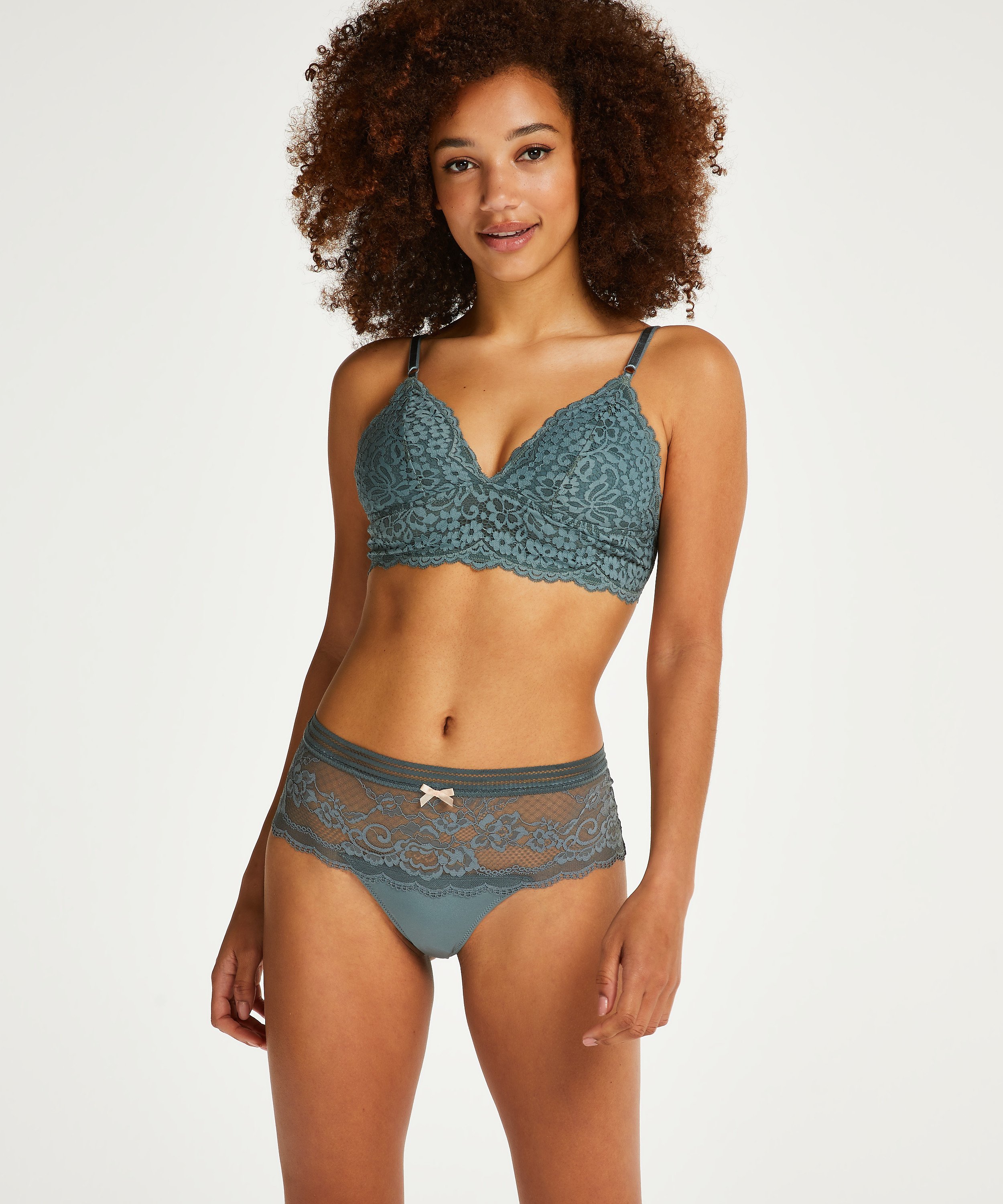 Loredana High Thong Boxers, Gray, main