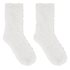 1 pair of knitted socks, White