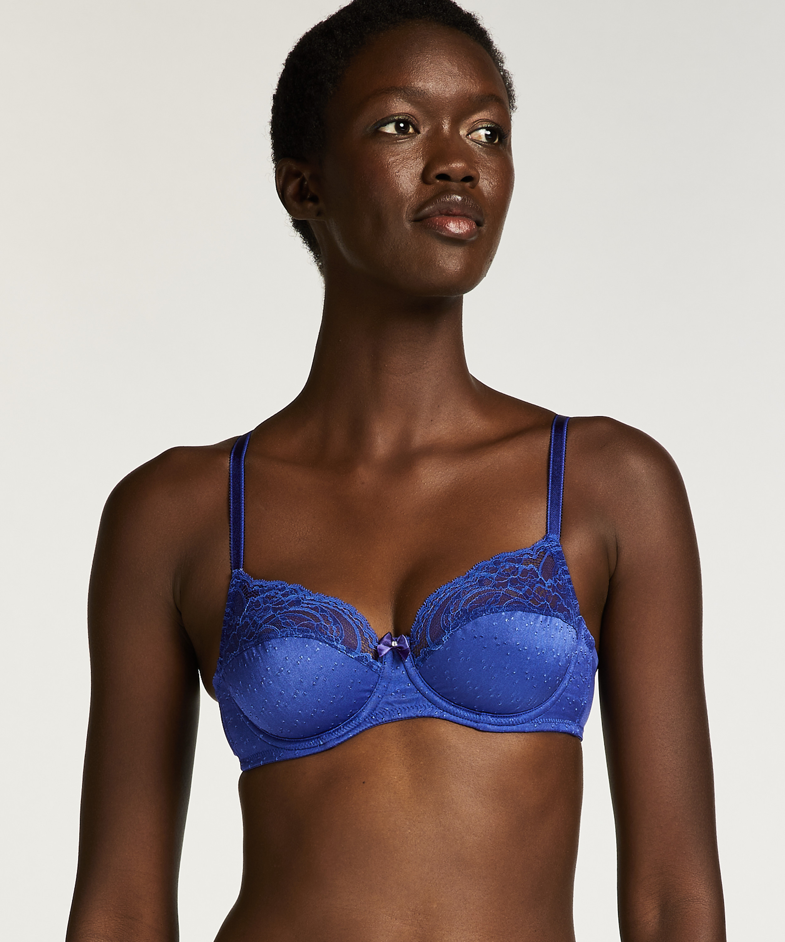 Sophie Non-Padded Underwired Bra, Blue, main
