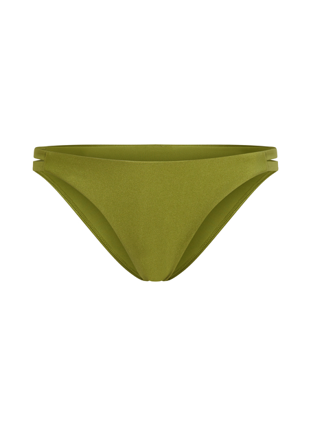 Holbox Highleg Bikini Bottom, Green