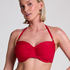 Luna Bikini Top, Red