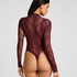 All Over Lace Body, Purple