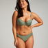 Scallop Rio Bikini Bottoms, Green