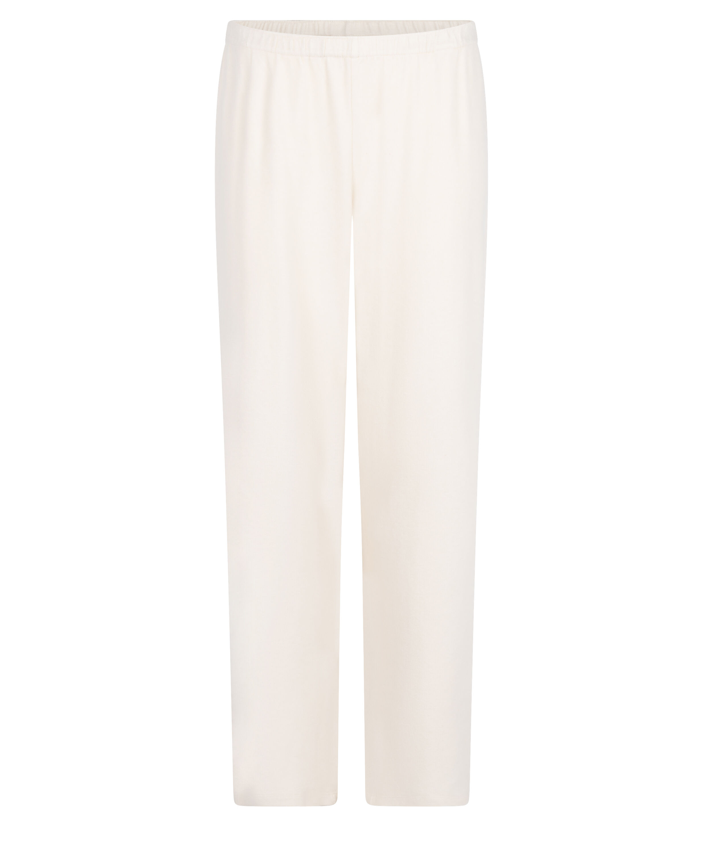Brushed Jersey Trousers, White